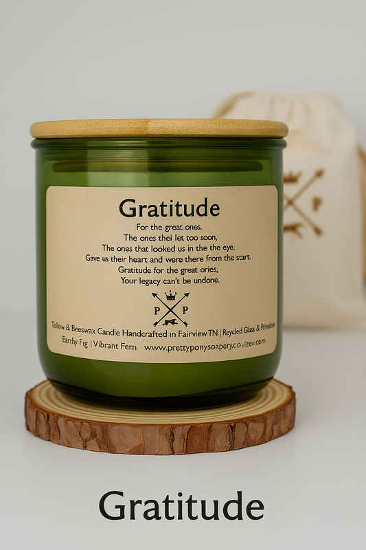 Gratitude: Tallow & Beeswax Candle